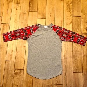 Lularoe Floral Sleeve Randy-Women’s Small